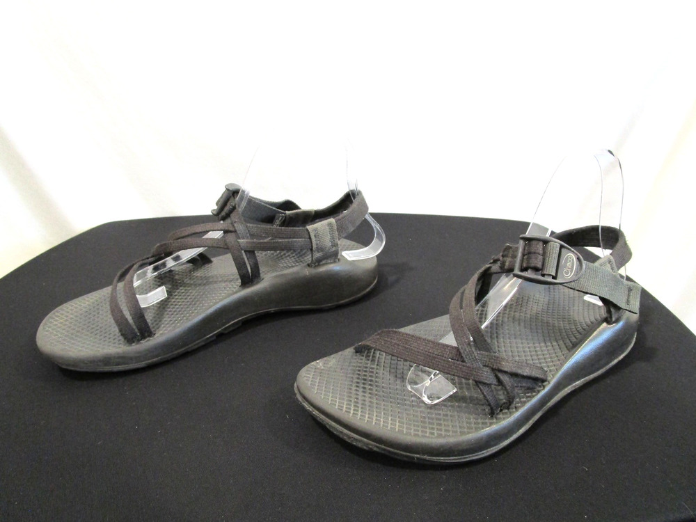 Chaco ZX/2 Black Double Strap Hiking Sport Sandals Women Sz 9